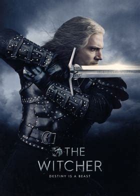 The Witcher Poster Henry Cavill Poster Witcher Netflix Yenefer ...