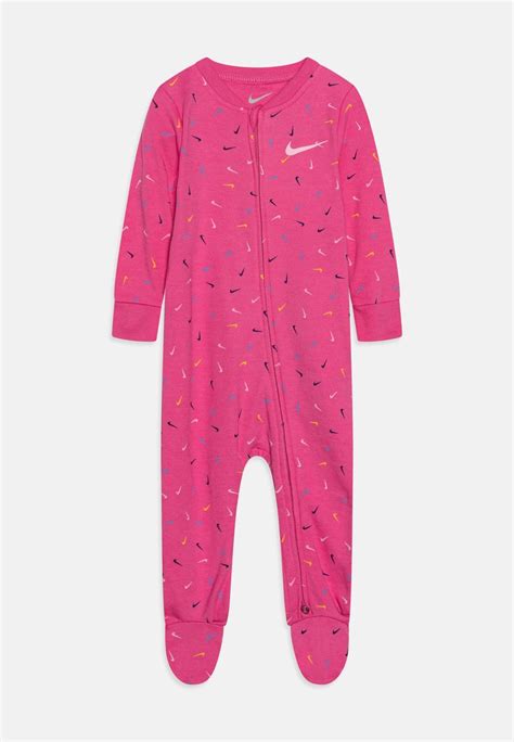 Nike Sportswear Logo Footed Coverall Grenouillère Playful Pinkrose Zalandofr