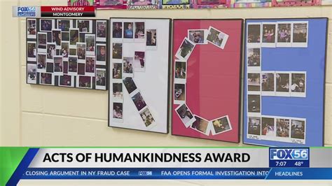 Russell Cave Elementary Celebrates Acts Of Humankindness Award Youtube