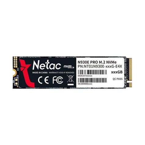 Netac N930E Pro 256GB NVMe M 2 2280 SSD Netac BD