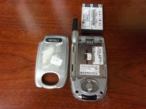 Motorola Nextel i730 Cell Phone, Silver, Untested for Parts or Repair ...