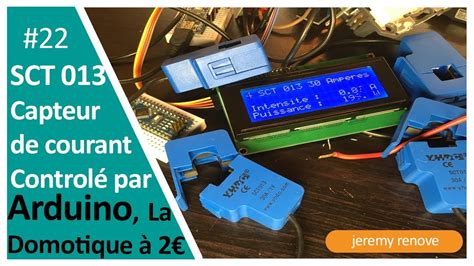 Capteur De Courant SCT013 Arduino Et Ecran LCD En I2C YouTube