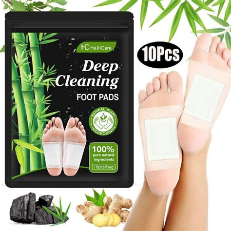 200 Stück Bandoo Detox Foot Patches Pads Body Toxins Feet Deep