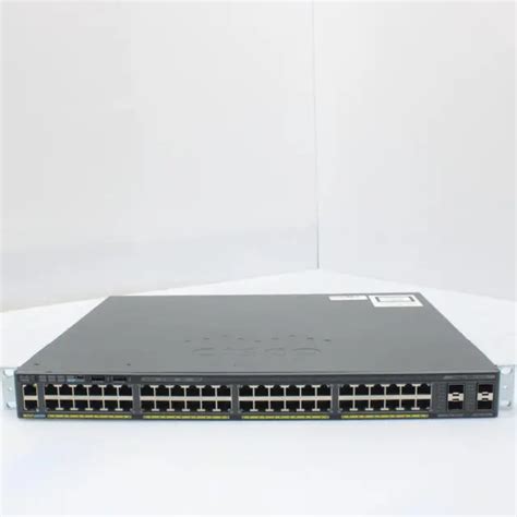 CISCO CATALYST 2960 X Series WS C2960X 48FPS L V05 48 Port PoE Ethernet