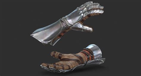 Medieval Gauntlets 3d Model 59 Max Gltf Obj Ma Usd Fbx C4d