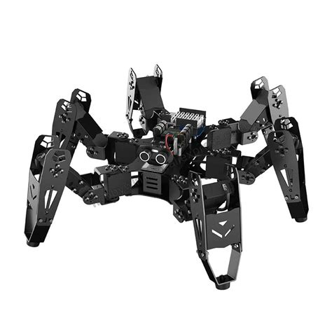 18 DOF Aluminium Hexapod Spider Robot /Secondary Development Kit bionic ...