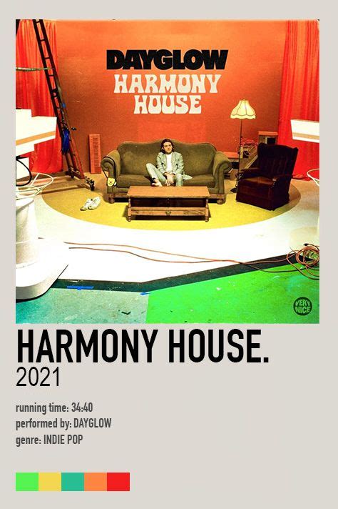 Harmony House Dayglow 2021 Cute Poster New Poster Music Poster Poster Wall Pop Art