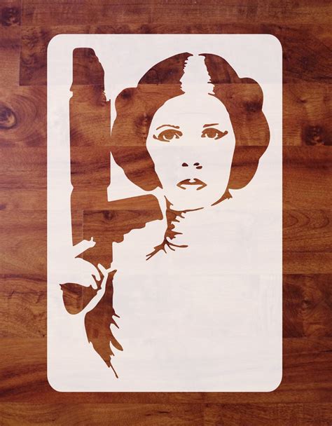 Princess Leia Stencil