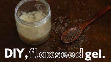 How To Make Flaxseed Gel For Curly Hair DIY Flaxseed Gel Recipe YouTube