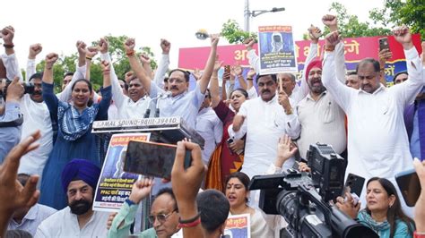 Delhi Bjp Protests Against ‘electricity Price Hike Targets Aap Government Latest News Delhi