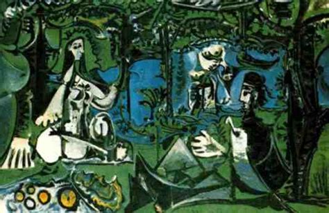 Manet Almoço Na Relva - Picasso - Almoço na Relva