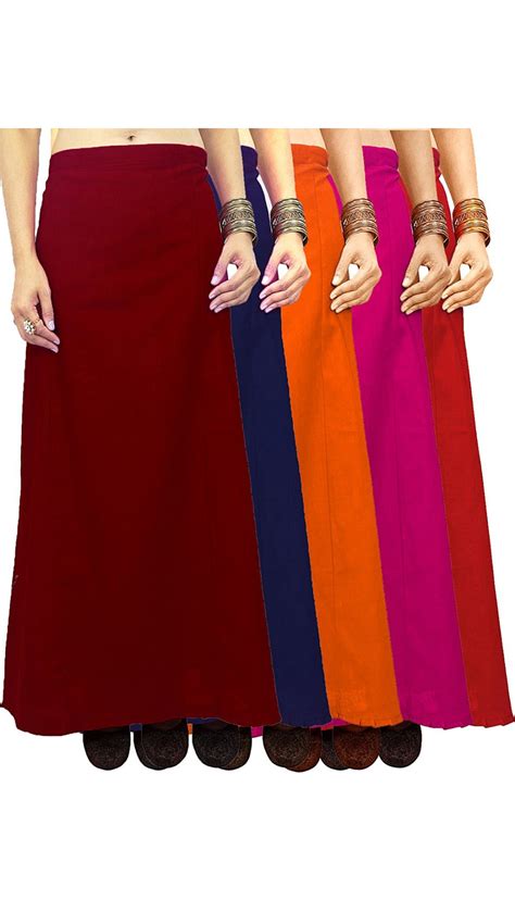 Buy Efashionindia Women Cotton Saree Petticoats Inskirt Combo Of