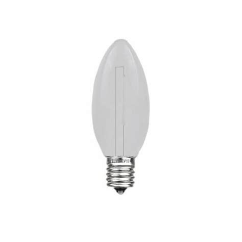 25 Pack LED C7 Plastic Filament Outdoor Christmas Replacement Bulbs