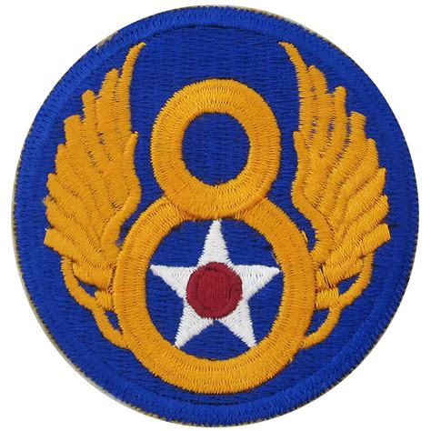 Us Army Usaaf 8th Air Force Badge Ww2 Repro American Airforce Patch