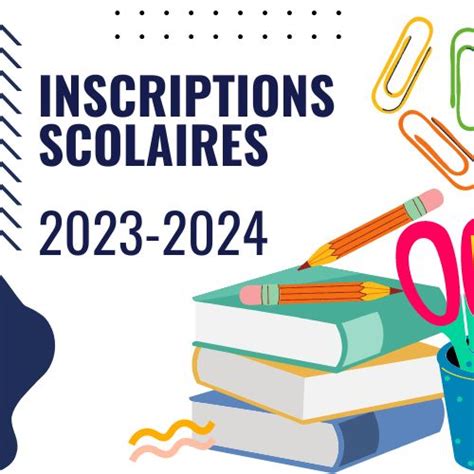 Inscriptions Scolaires 2023 2024 Ville De Trois Bassins