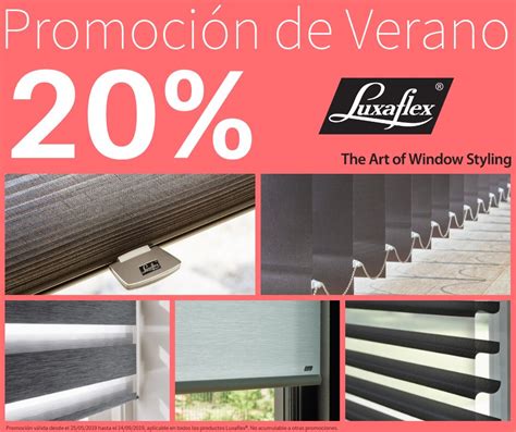 Promoci N Verano Luxaflex Espa A Tienda De Cortinas Y