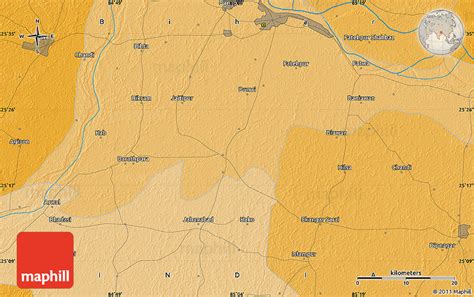 Political Map of Jahānābād