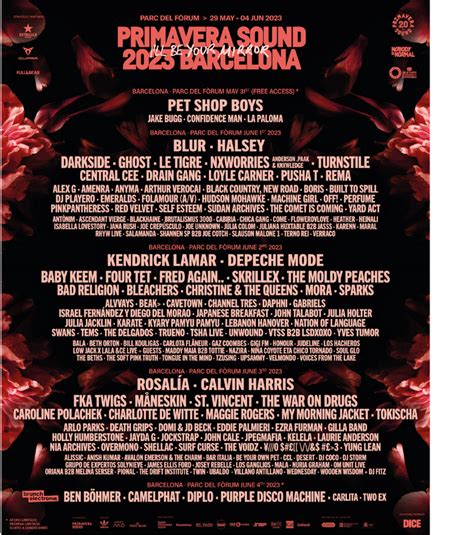 Primavera Sound Cartel C Mo Llegar Y Entradas