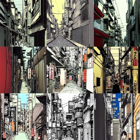 Tokyo Alleyway By Katsuhiro Otomo Beautiful Stable Diffusion Openart