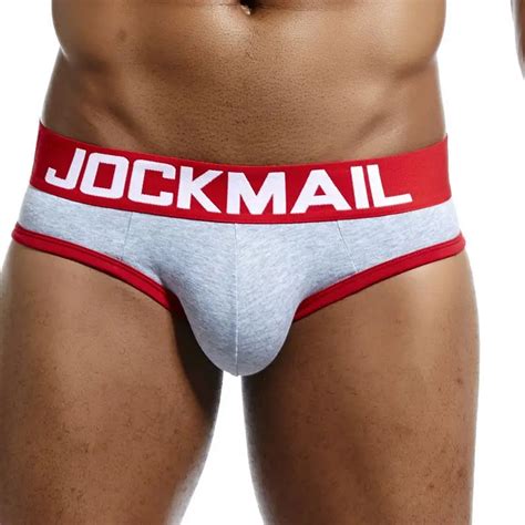 Jockmail Exposed Ass Briefs Shorts Open Back Men Underwear Cotton