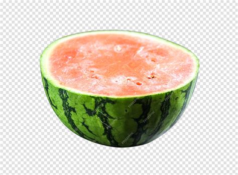 premium psd fresh watermelon slice isolated  transparent background