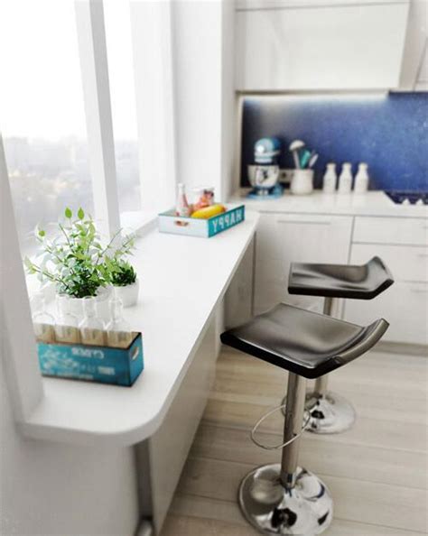 Столешница-подоконник в интерьере. 7 стильных идей — Domik.ua