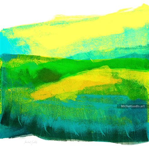 The Yellow Field :: Abstract landscape photo illustration - Photographic Art of Michel Godts