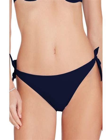 Valimare Milos Side Tie Bikini Bottom In Blue Lyst