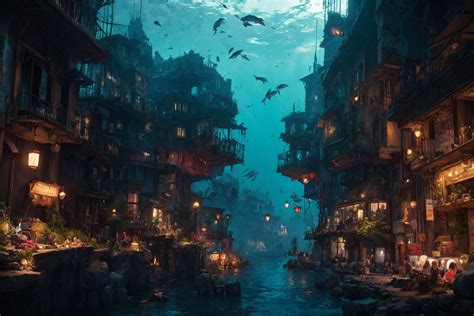 ArtStation - 293 Underwater World Kingdom Ideas Illustration in 4K V2 ...