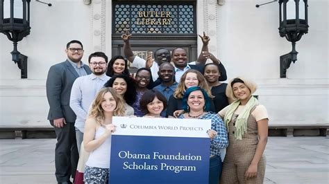 Obama Foundation Scholars Program 2024 At Columbia University