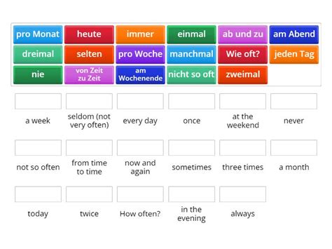 german time phrases match