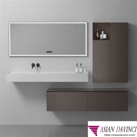 modern bathroom cabinet stylish  practical storage solution