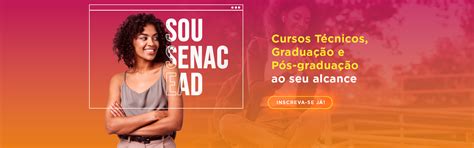 Senac MS Cursos livres cursos rápidos cursos técnicos cursos EAD