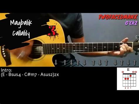 Magbalik - Callalily (Guitar Cover With Lyrics & Chords) Chords - Chordify