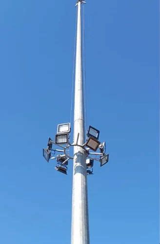 Mild Steel Led High Mast Lighting Poles M At Rs Set In New