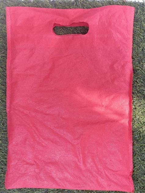 Red D Cut Non Woven Bag At Rs 160 Kg D Cut Non Woven Bags In Kurnool