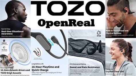 Mrtass Review Tozo Openreal True Wireless Open Ear Headphones