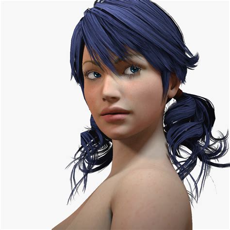 Female Body Character D Model Max Obj Fbx Ds Free D