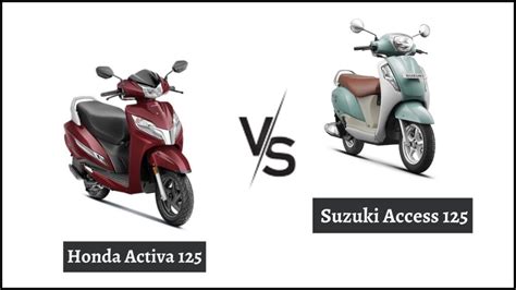 Honda Activa 125 Vs Suzuki Access 125