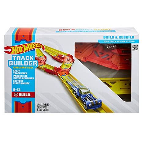 Hot Wheels Track Builder Split Track Pack Assorted Unlimited Connecting