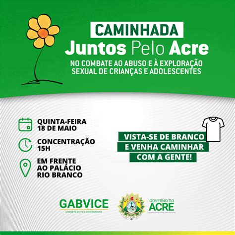 Governo Promove Caminhada Em Alusão Ao Dia Nacional De Combate Ao Abuso