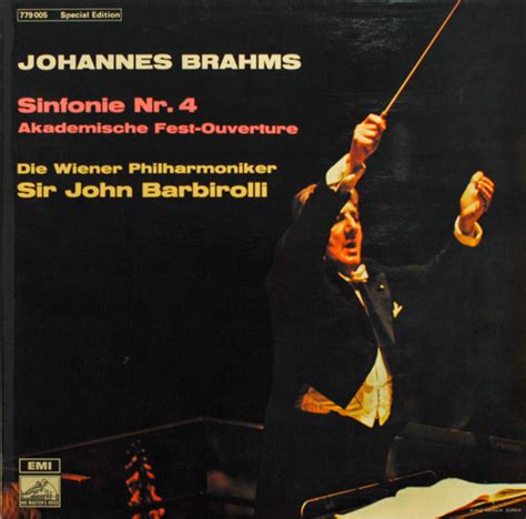 Brahms Sir John Barbirolli Vienna Philharmonic Orchestra Symphony