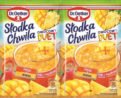 Dr Oetker Kisiel Z Owocami Mango I Ananas 2 X 32g 13001703767 Allegro Pl