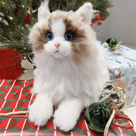 Weighted Stuffed Animals Ragdoll Cat Plush45lb Weightedrealistic Cat