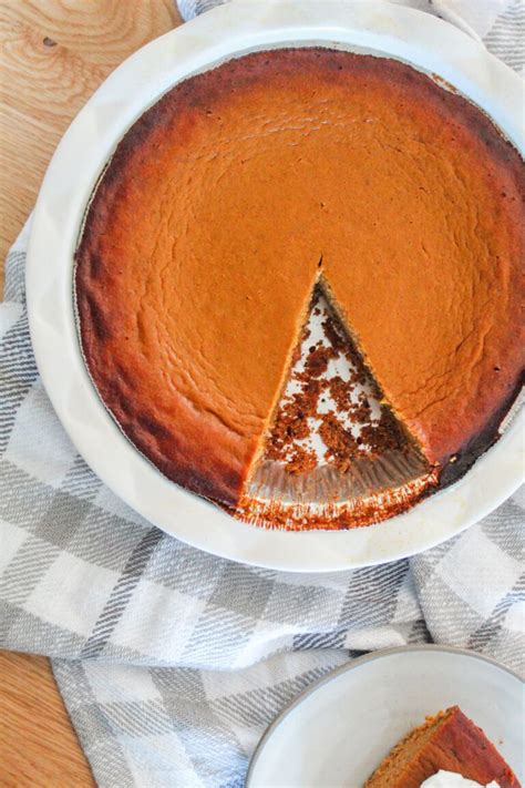 Low Carb Pumpkin Pie With Pecan Crust Fit Mom Journey