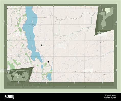Nassa Province Of Mozambique Open Street Map Locations Of Major