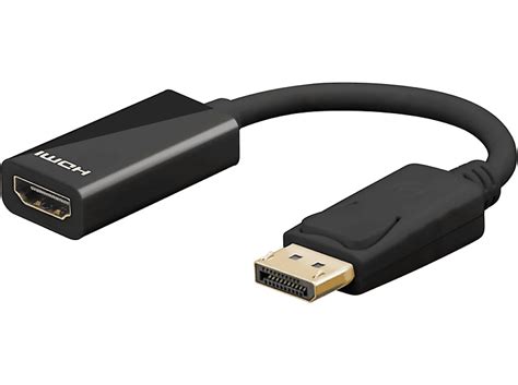 Goobay K Hz Displayport Auf Hdmi Adapterkabel Schwarz Saturn