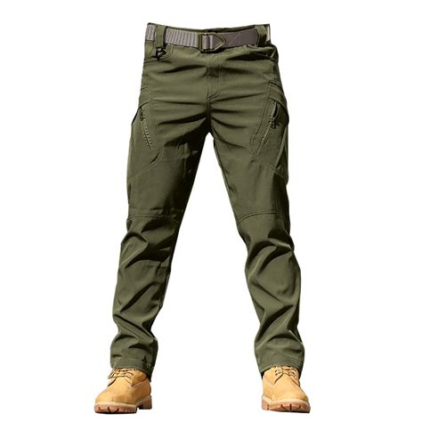 Yinechencer 2024 Tapered Cargo Pants For Men Loose Fit Sweatpants Shorts Mens Slim Fit Stretch