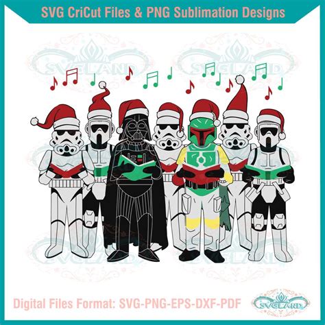 Star Wars Characters Christmas SVG