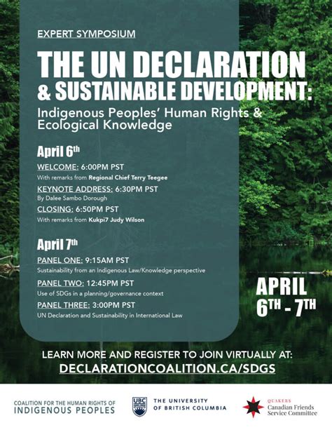 Un Declaration And Sustainable Development Symposium